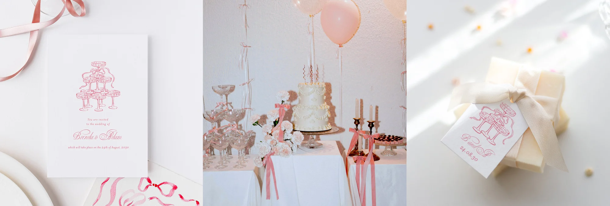 A romantic, refined wedding