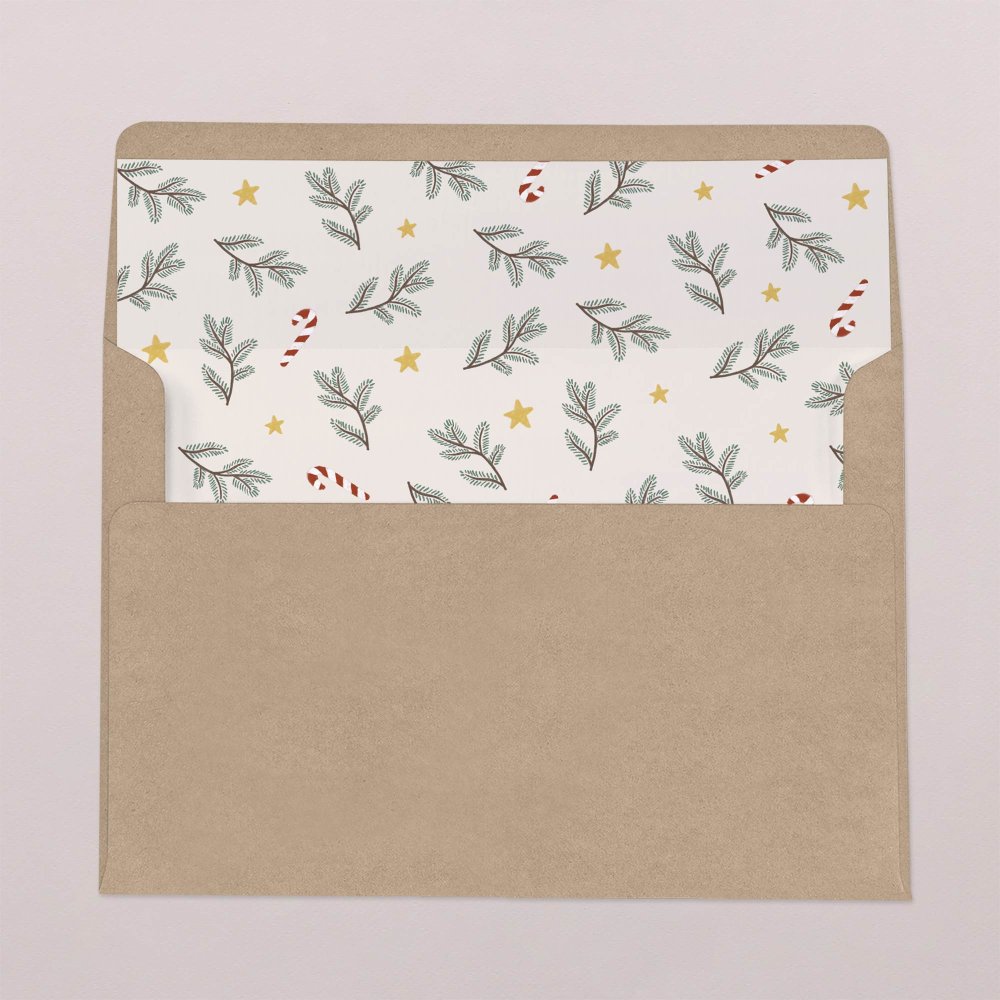 Intérieur d'enveloppe