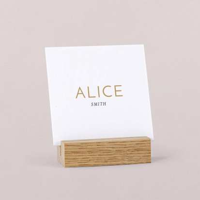 Wedding place card  Bow and rings