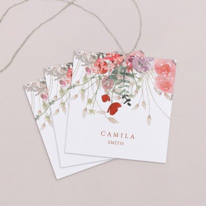 Wedding place card  Summery
