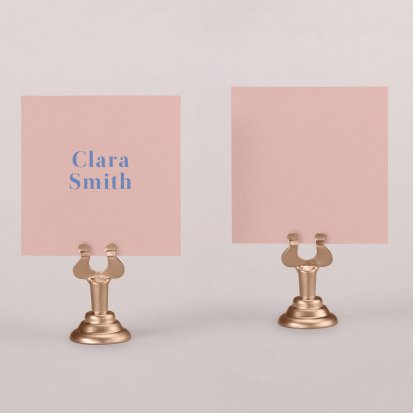 Wedding place card  Peach