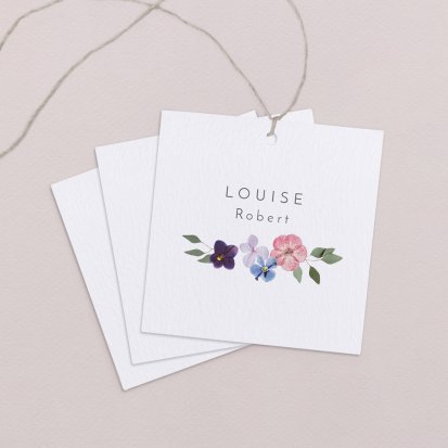 Wedding place card  In The Garden III