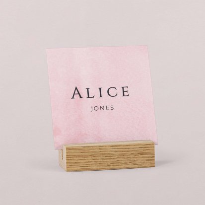 Wedding place card  Into the bloom