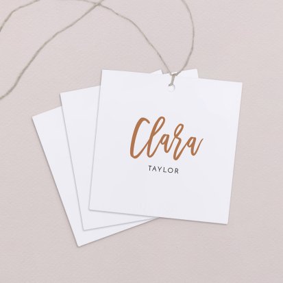 Wedding place card  Ginger