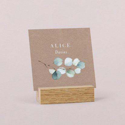 Wedding place card  Green Gemma