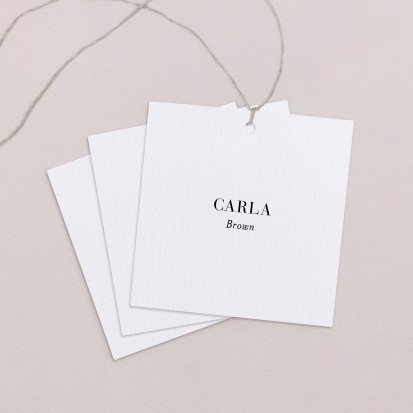 Wedding place card  Golden Word