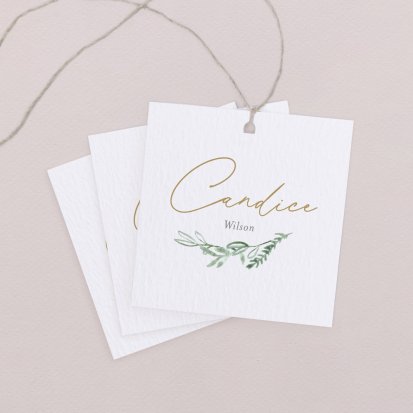 Wedding place card  Delphes
