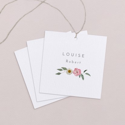Wedding place card  In The Garden I