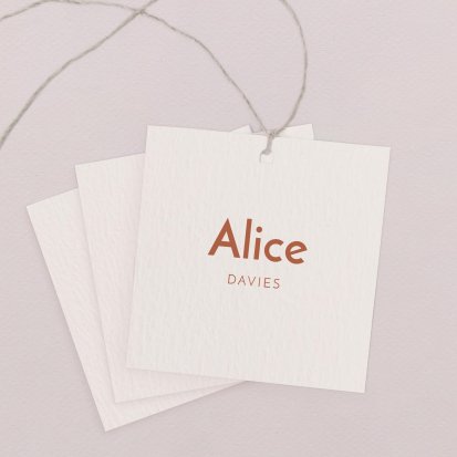 Wedding place card  Mare rossa