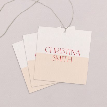 Wedding place card  Macchiato
