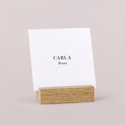 Wedding place card  Golden Word