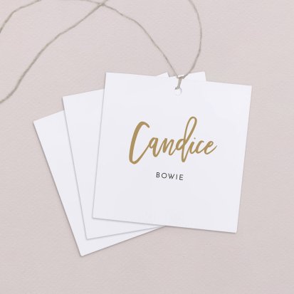 Wedding place card  Honey