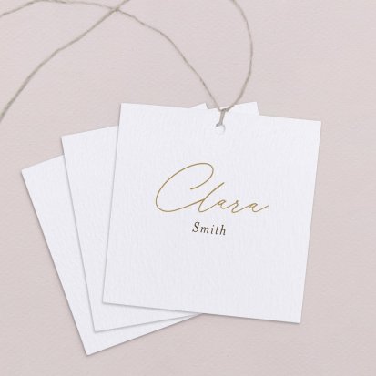 Wedding place card  Tosca