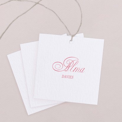 Wedding place card  Sparkling love