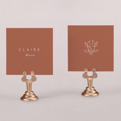 Wedding place card  Romance