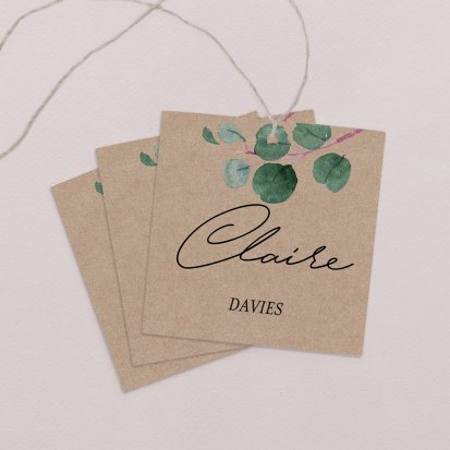 Wedding place card  Royal Velvet