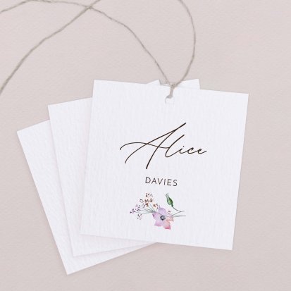 Wedding place card  Bohemian dream