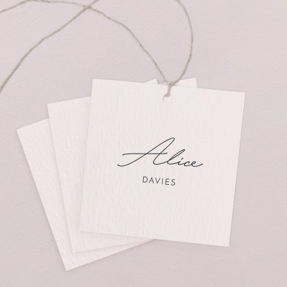 Wedding place card  Solenzara