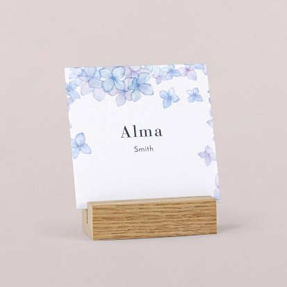 Wedding place card  Sweet blue