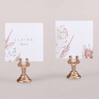 Wedding place card  Protea