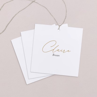 Wedding place card  Irene