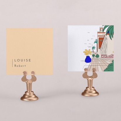 Wedding place card  Marrakesh