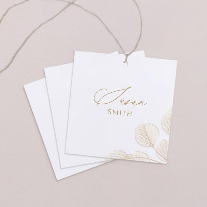 Wedding place card  Biloba