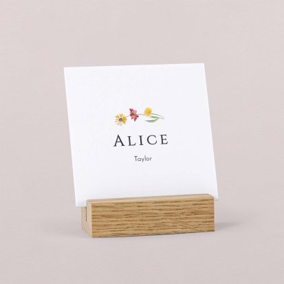 Wedding place card  Sunny day
