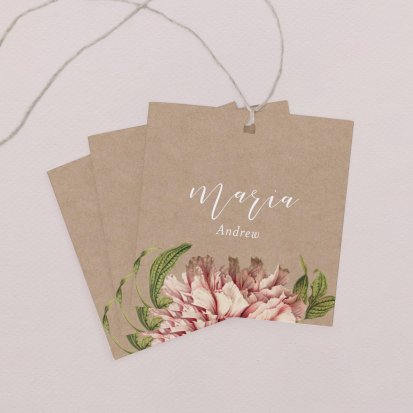 Wedding place card  Opio