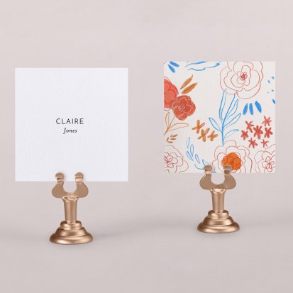 Wedding place card  Summer morning