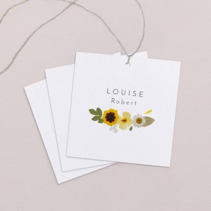 Wedding place card  In The Garden II