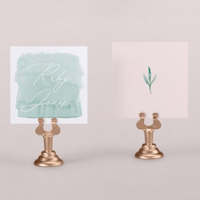 Wedding place card  Shabby