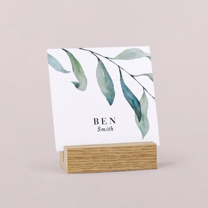 Wedding place card  Natural Romance