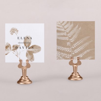 Wedding place card  Camelia