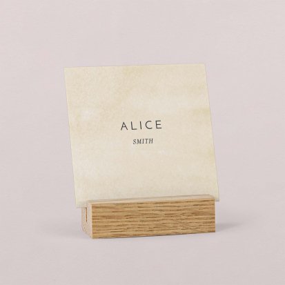 Wedding place card  Precious love