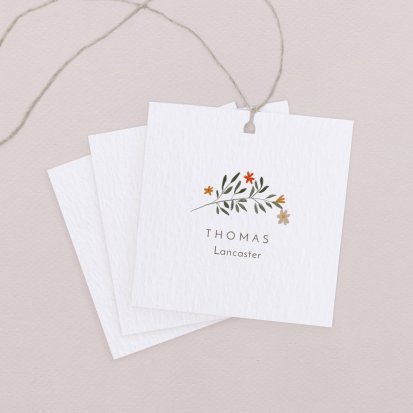 Wedding place card  Aster