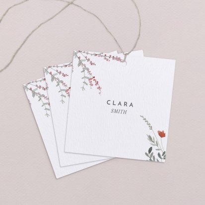 Wedding place card  Country house