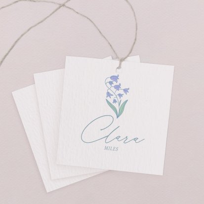 Wedding place card  Baptistine