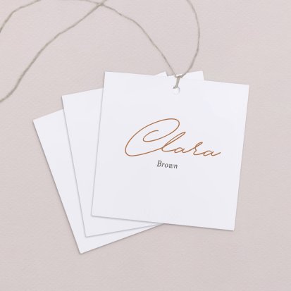 Wedding place card  Amber