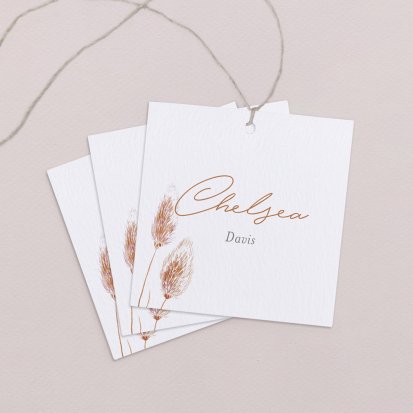 Wedding place card  Pampa