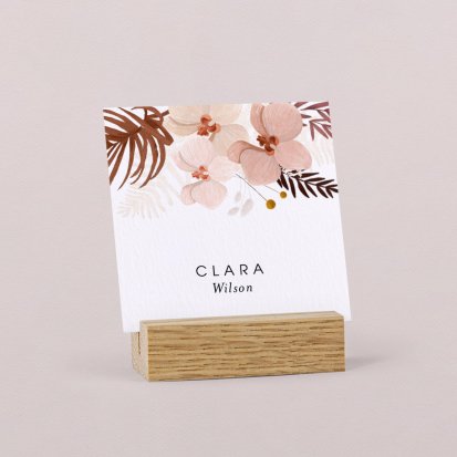 Wedding place card  Autumn Bloom