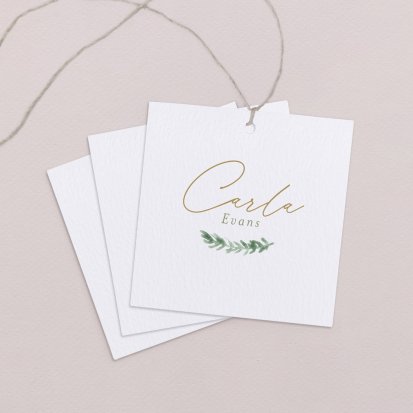 Wedding place card  Byzance