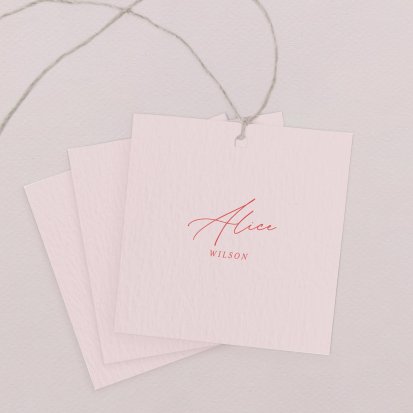 Wedding place card  Satine