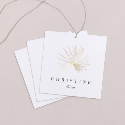 Wedding place card  Borneo