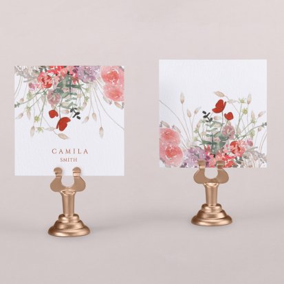 Wedding place card  Summery