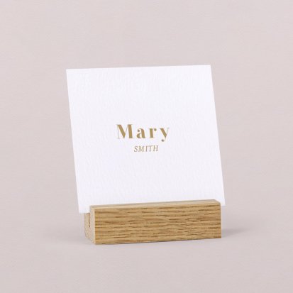 Wedding place card  Finery