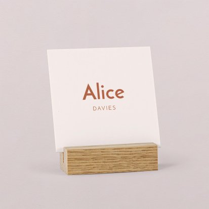 Wedding place card  Mare rossa