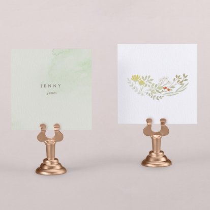 Wedding place card  Meadowsweet