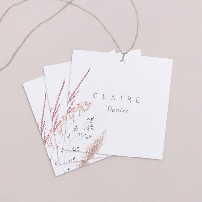 Wedding place card  Protea