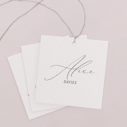 Wedding place card  Fontainebleau